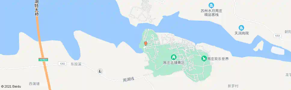 苏州周庄新牌楼_公交站地图_苏州公交_妙搜公交查询2025