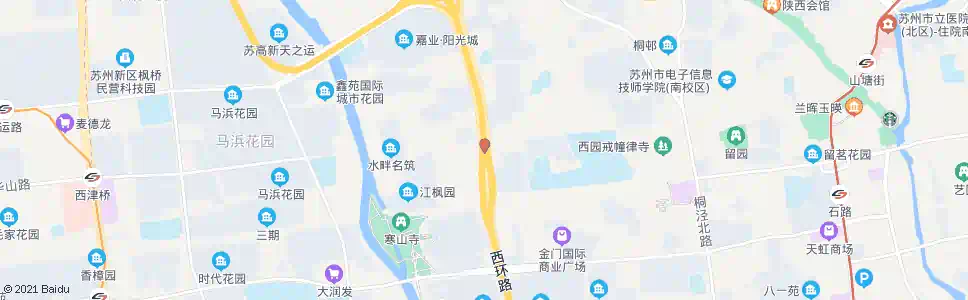 苏州闻钟苑_公交站地图_苏州公交_妙搜公交查询2025