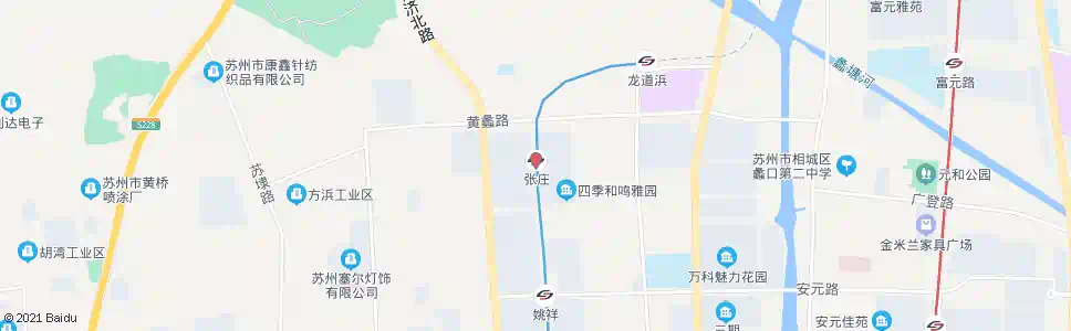 苏州文灵路黄蠡路南_公交站地图_苏州公交_妙搜公交查询2025