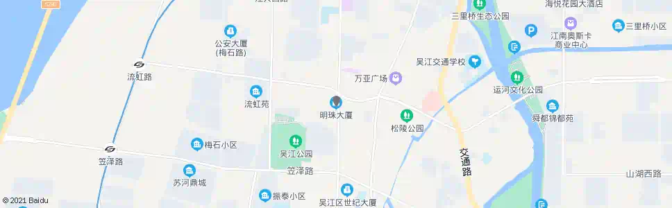 苏州明珠大厦_公交站地图_苏州公交_妙搜公交查询2025