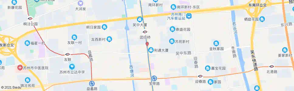 苏州南门二村_公交站地图_苏州公交_妙搜公交查询2025