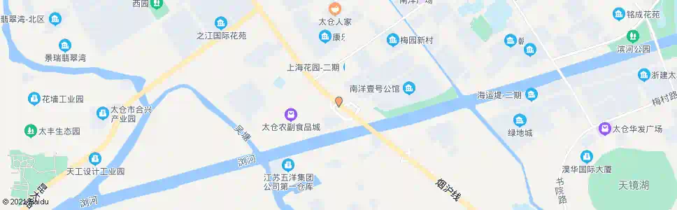 苏州江南食品城_公交站地图_苏州公交_妙搜公交查询2025