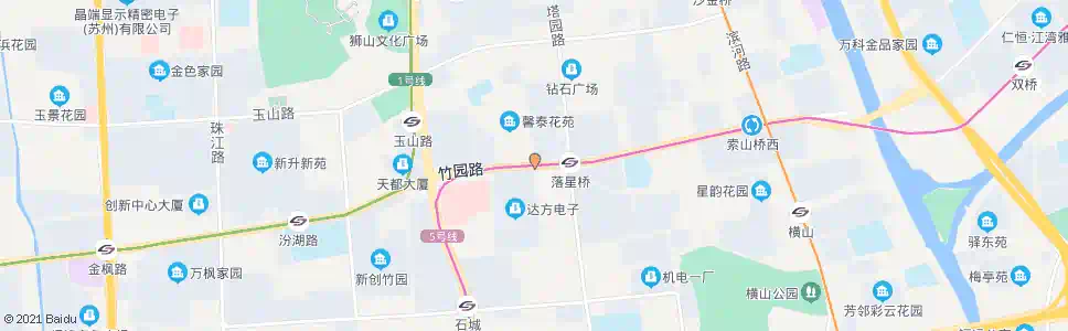 苏州名馨花园_公交站地图_苏州公交_妙搜公交查询2025