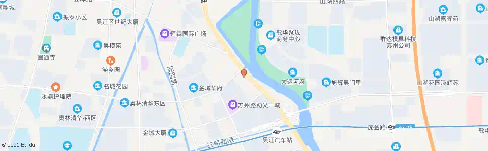 苏州大发电器市场_公交站地图_苏州公交_妙搜公交查询2025
