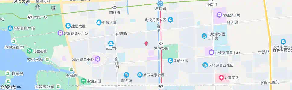 苏州湖畔天城东_公交站地图_苏州公交_妙搜公交查询2025