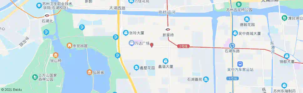 苏州石湖路新蠡路东_公交站地图_苏州公交_妙搜公交查询2025