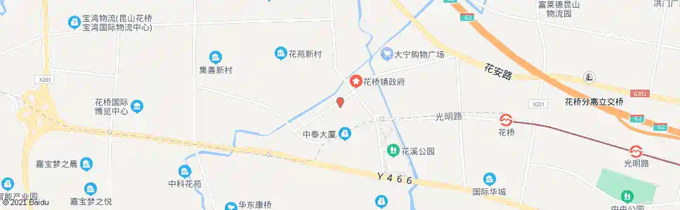 苏州花溪小区_公交站地图_苏州公交_妙搜公交查询2025