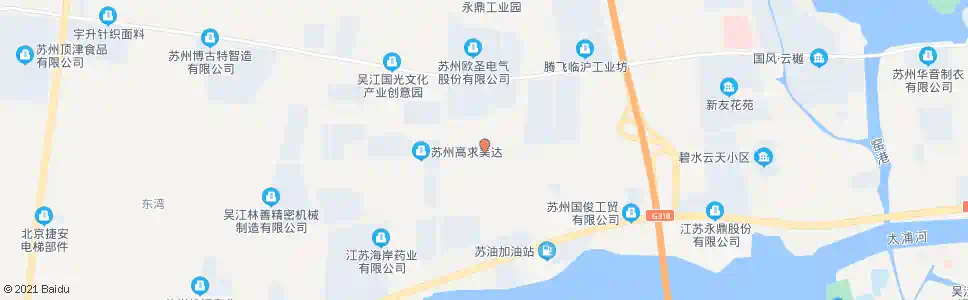 苏州法兰泰克西_公交站地图_苏州公交_妙搜公交查询2025
