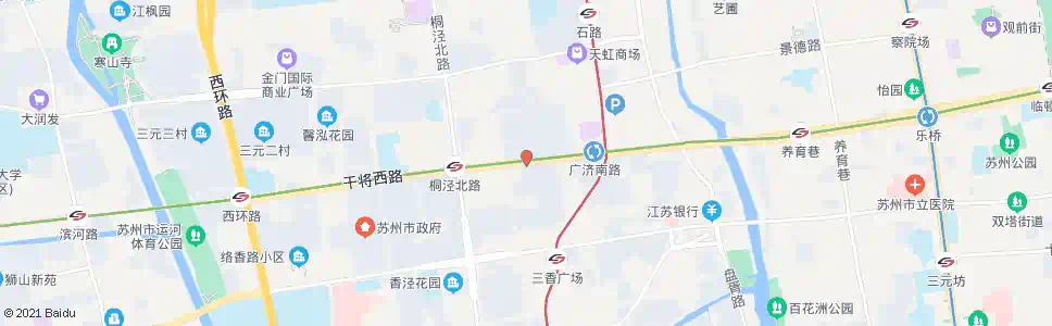 苏州彩香农贸市场_公交站地图_苏州公交_妙搜公交查询2025