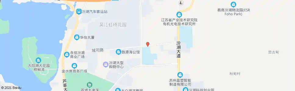 苏州汾湖实验中学_公交站地图_苏州公交_妙搜公交查询2025