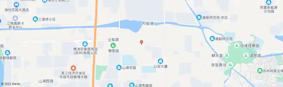 苏州云梨路兴东路口_公交站地图_苏州公交_妙搜公交查询2025