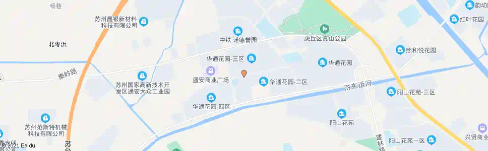 苏州华通花园三区南_公交站地图_苏州公交_妙搜公交查询2025