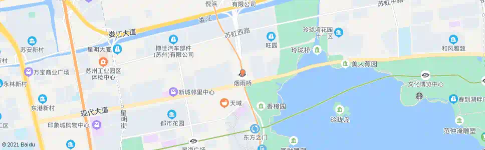苏州中心桥_公交站地图_苏州公交_妙搜公交查询2025