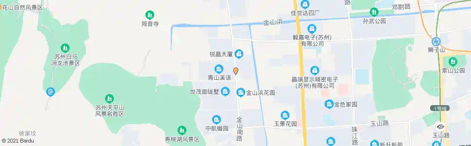 苏州茶坞浜_公交站地图_苏州公交_妙搜公交查询2025
