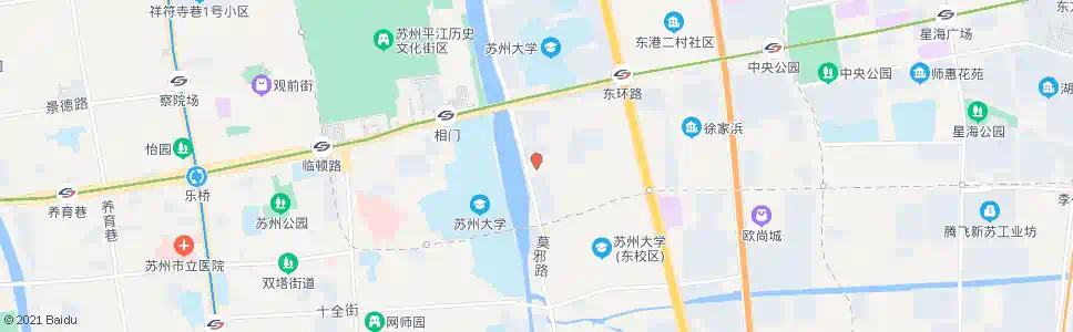 苏州相门后庄_公交站地图_苏州公交_妙搜公交查询2025