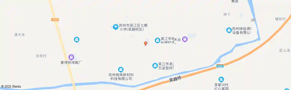 苏州吴越村_公交站地图_苏州公交_妙搜公交查询2025