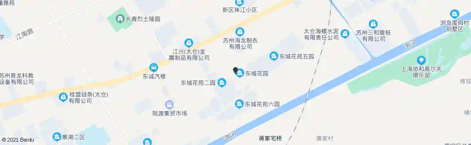 苏州东城花苑_公交站地图_苏州公交_妙搜公交查询2025