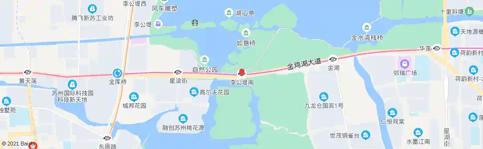 苏州李公堤南_公交站地图_苏州公交_妙搜公交查询2025