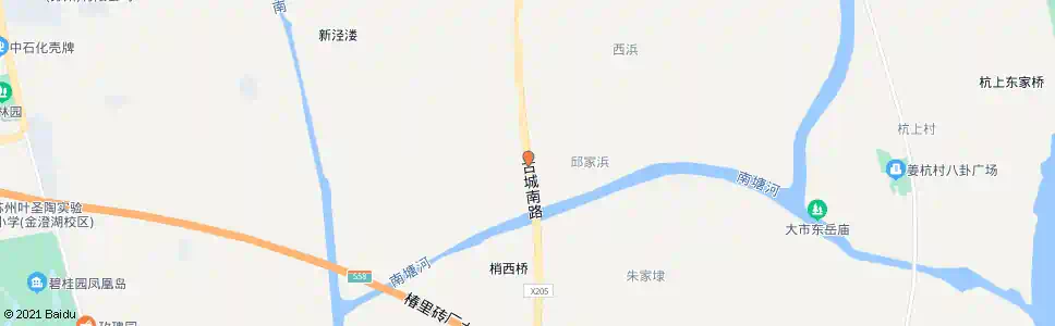 苏州陈邱家浜_公交站地图_苏州公交_妙搜公交查询2025