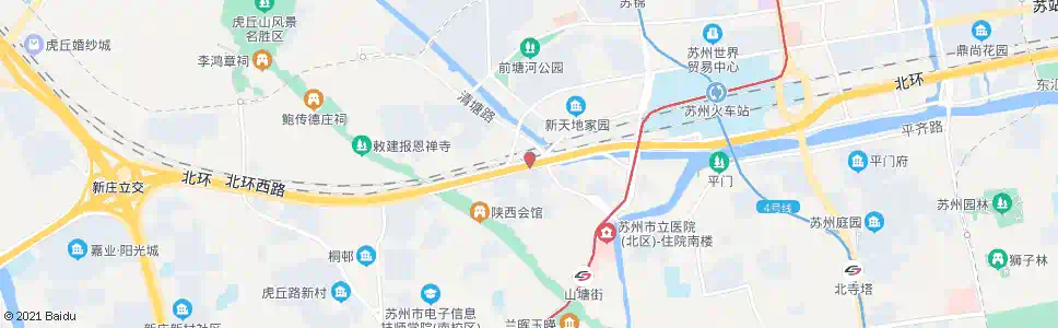 苏州清塘新村北_公交站地图_苏州公交_妙搜公交查询2025