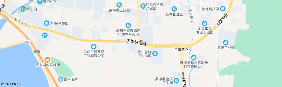 苏州子胥路灵山路_公交站地图_苏州公交_妙搜公交查询2025