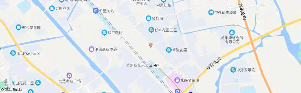 苏州城际路浒泾路南_公交站地图_苏州公交_妙搜公交查询2025