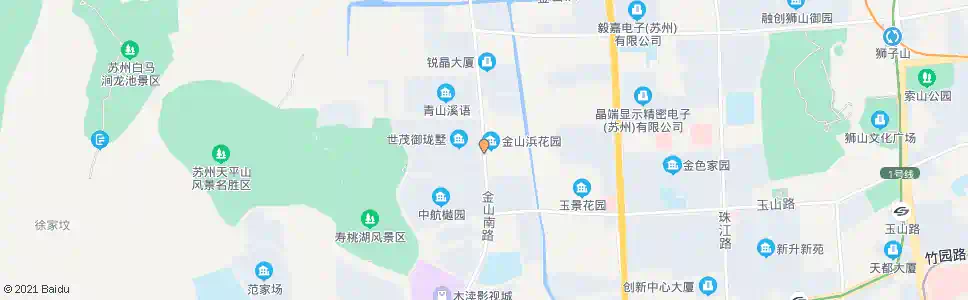 苏州金山浜_公交站地图_苏州公交_妙搜公交查询2025