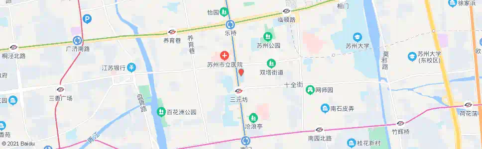 苏州图书馆_公交站地图_苏州公交_妙搜公交查询2025