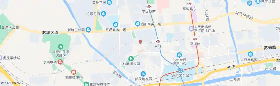 苏州平河路江月路西_公交站地图_苏州公交_妙搜公交查询2025