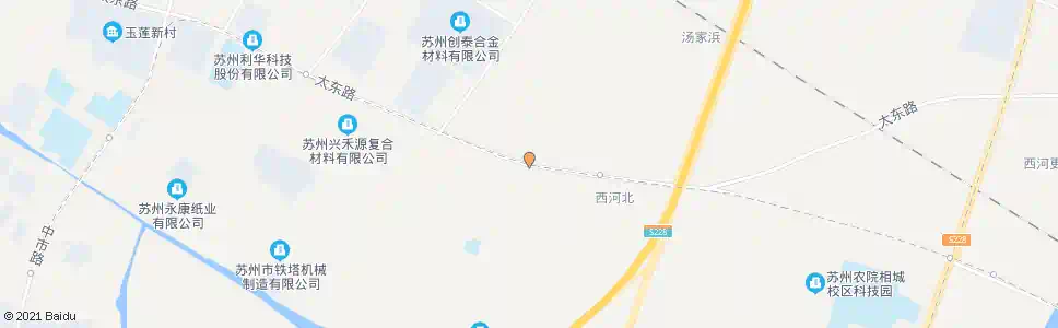苏州太东路汤浜路东_公交站地图_苏州公交_妙搜公交查询2025