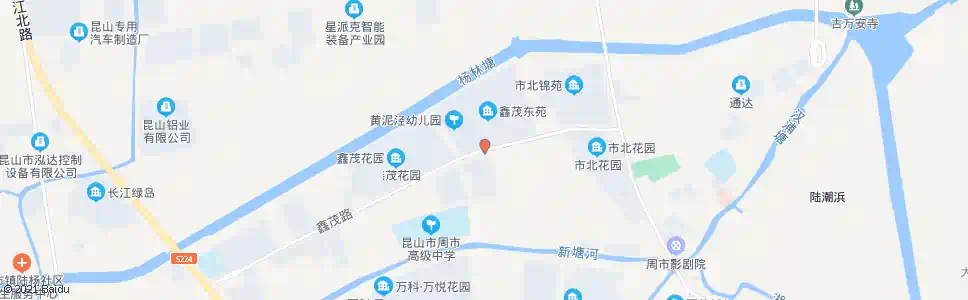 苏州长江路鑫茂路_公交站地图_苏州公交_妙搜公交查询2025