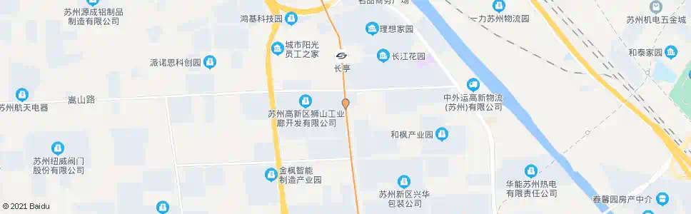 苏州珠江路嵩山路南_公交站地图_苏州公交_妙搜公交查询2025