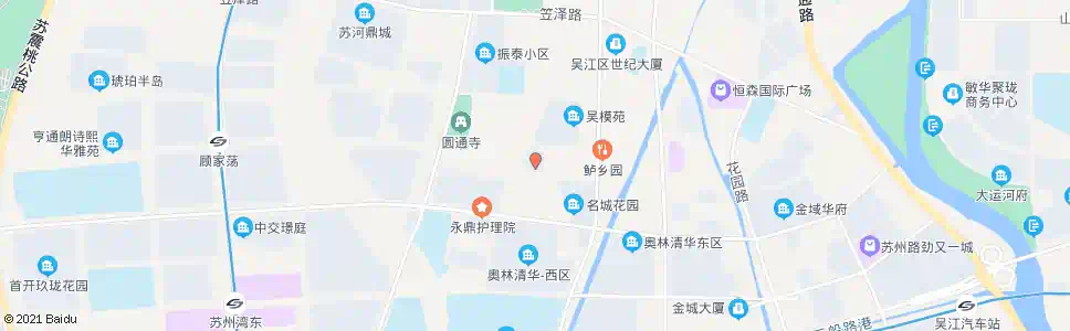 苏州体育路农贸市场_公交站地图_苏州公交_妙搜公交查询2025