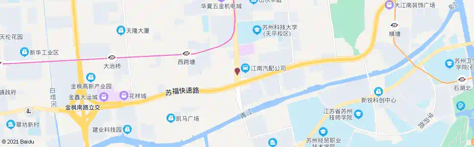 苏州静波桥_公交站地图_苏州公交_妙搜公交查询2025