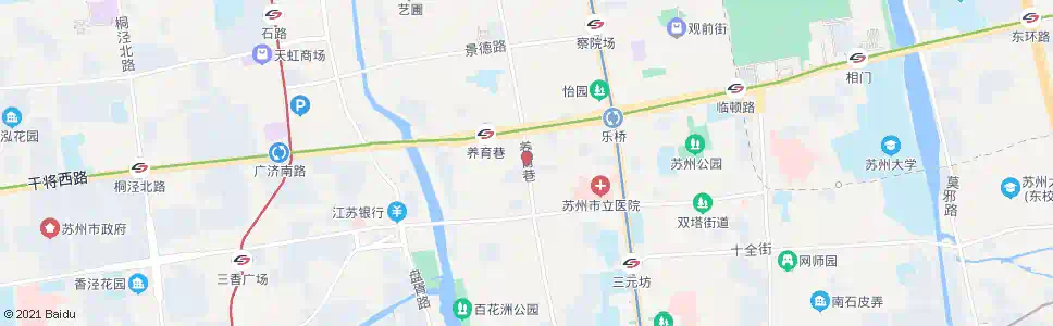 苏州干将路_公交站地图_苏州公交_妙搜公交查询2025