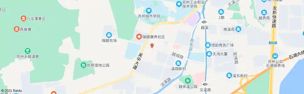 苏州越溪首末站南_公交站地图_苏州公交_妙搜公交查询2025