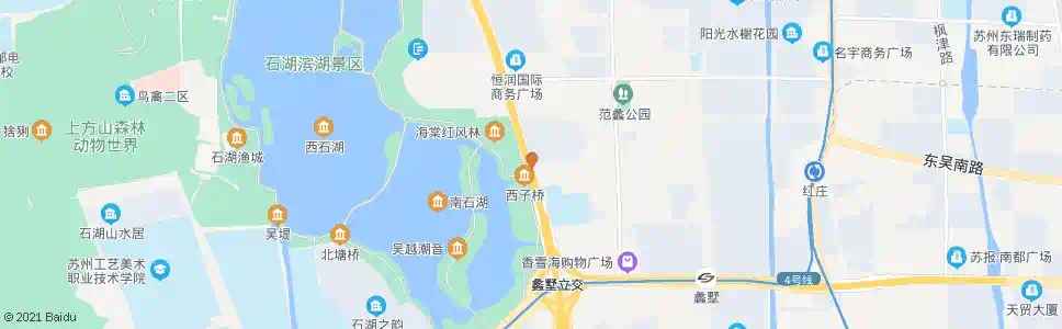 苏州北蠡墅街_公交站地图_苏州公交_妙搜公交查询2025
