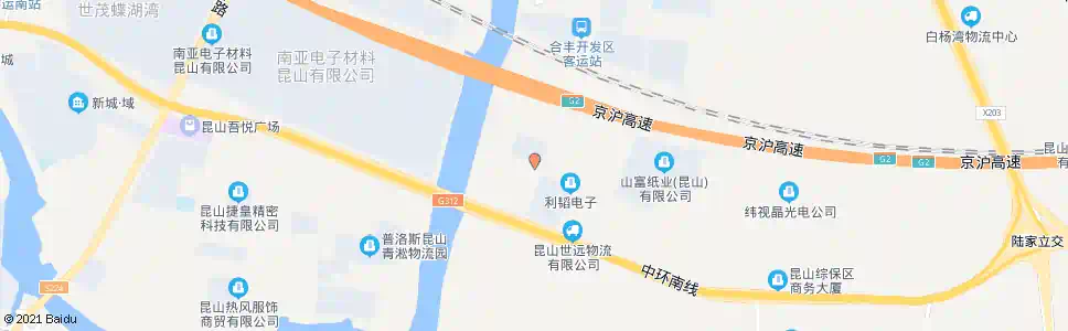 苏州共聚生化_公交站地图_苏州公交_妙搜公交查询2025