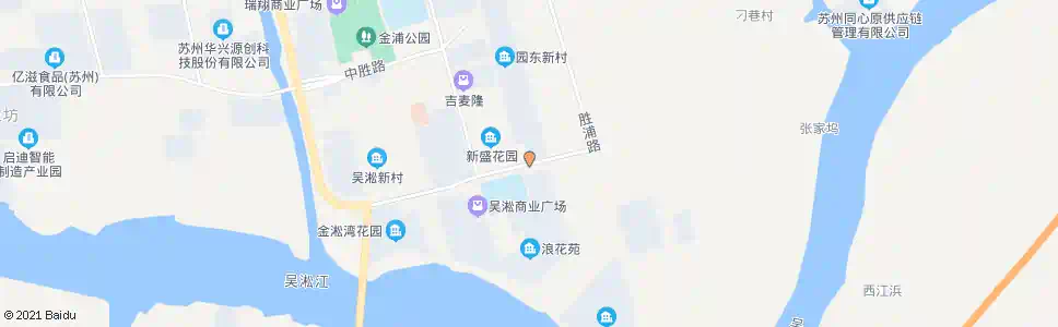 苏州新江路南(东行)_公交站地图_苏州公交_妙搜公交查询2025