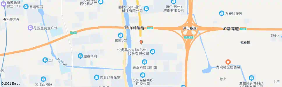 苏州尹中南路善浦路北_公交站地图_苏州公交_妙搜公交查询2025