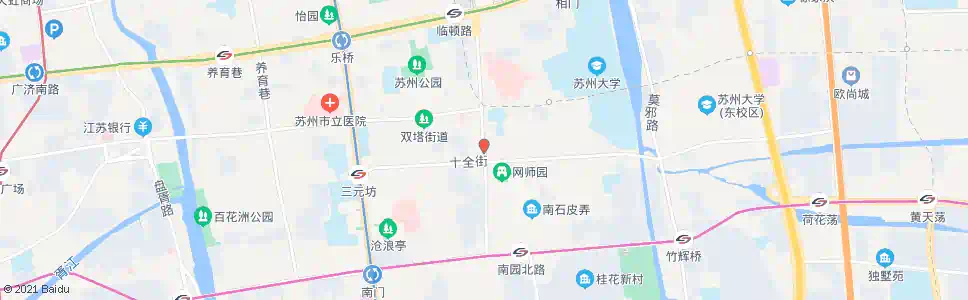 苏州网师园西_公交站地图_苏州公交_妙搜公交查询2025