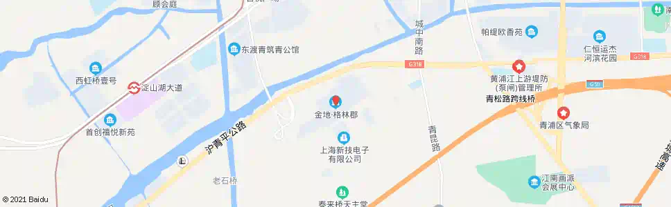 苏州沪青平公路漕盈路(金地格林郡)_公交站地图_苏州公交_妙搜公交查询2025