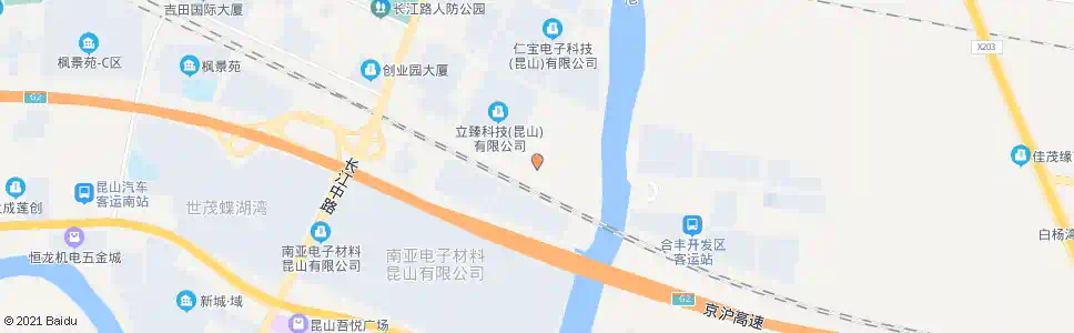 苏州仁宝信息_公交站地图_苏州公交_妙搜公交查询2025