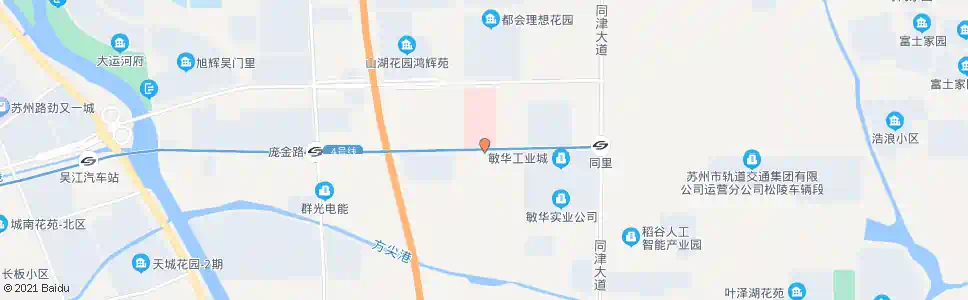 苏州醒湖路东方大道南_公交站地图_苏州公交_妙搜公交查询2025