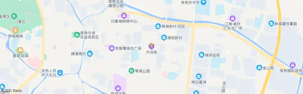 苏州大润发(常熟)_公交站地图_苏州公交_妙搜公交查询2025
