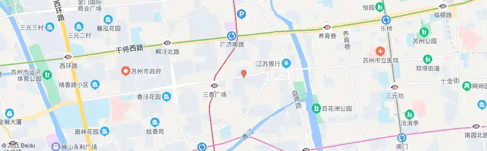 苏州三香新村_公交站地图_苏州公交_妙搜公交查询2025