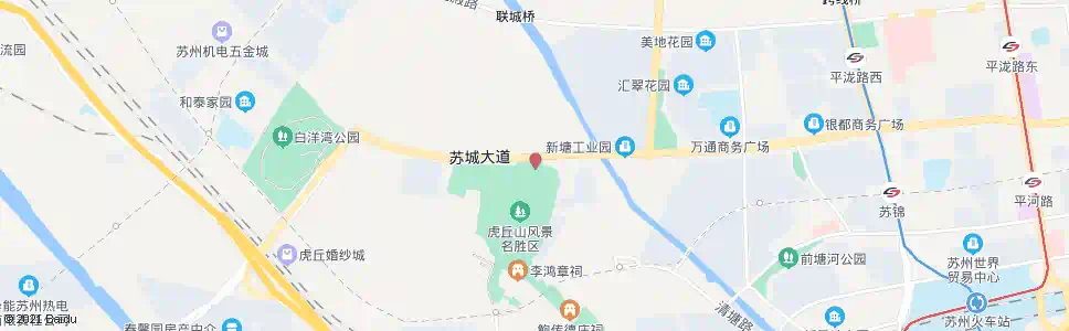 苏州虎丘换乘中心_公交站地图_苏州公交_妙搜公交查询2025