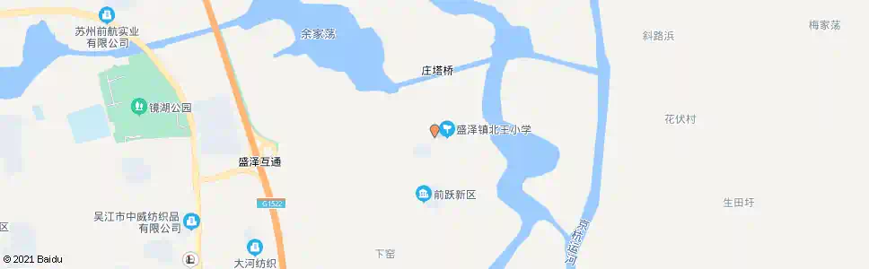 苏州北王小学_公交站地图_苏州公交_妙搜公交查询2025