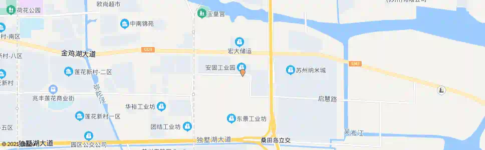 苏州安固工业园_公交站地图_苏州公交_妙搜公交查询2025