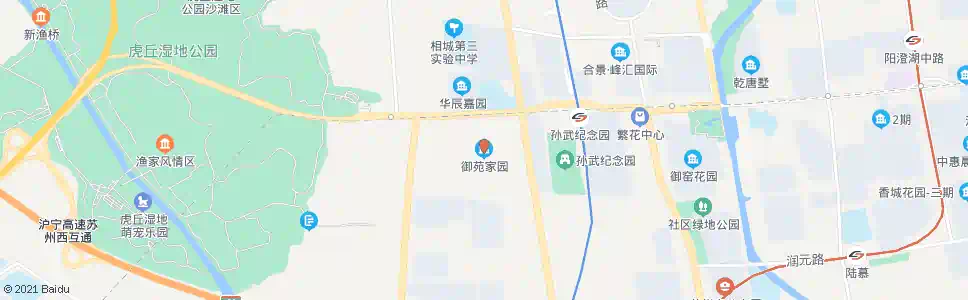 苏州御苑家园_公交站地图_苏州公交_妙搜公交查询2025